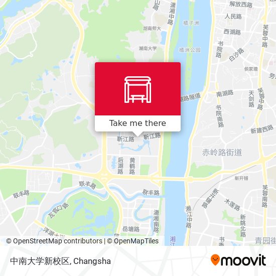 中南大学新校区 map