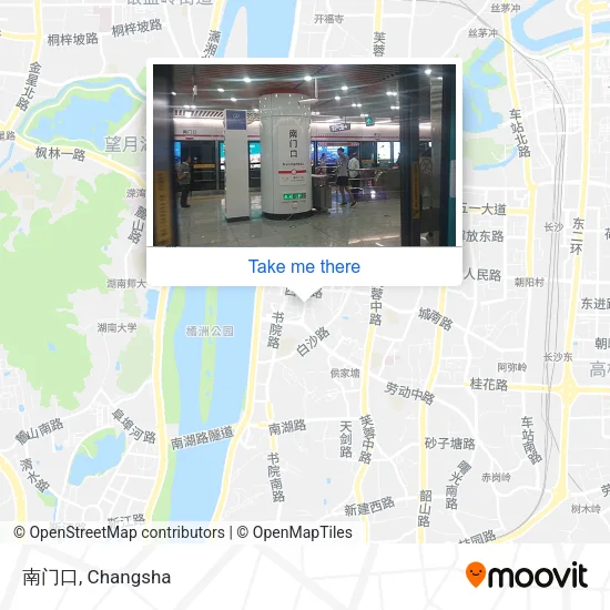 南门口 map