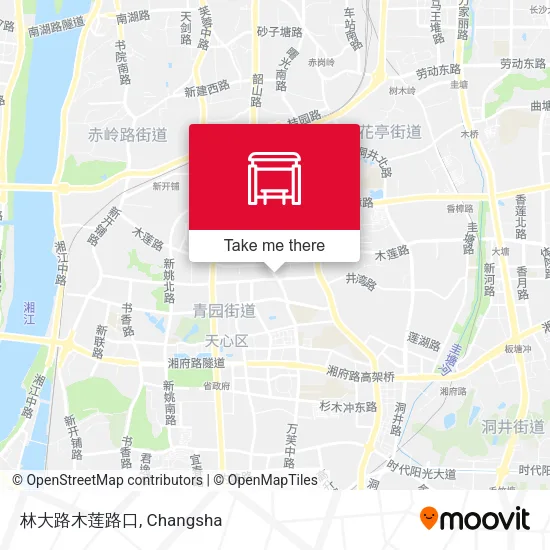 林大路木莲路口 map