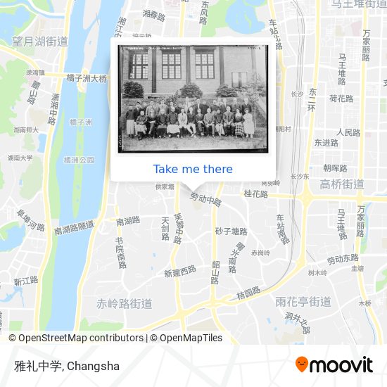 雅礼中学 map
