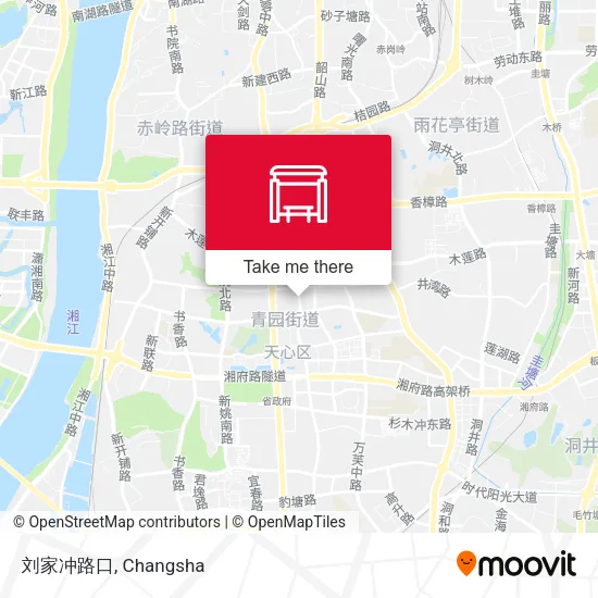 刘家冲路口 map