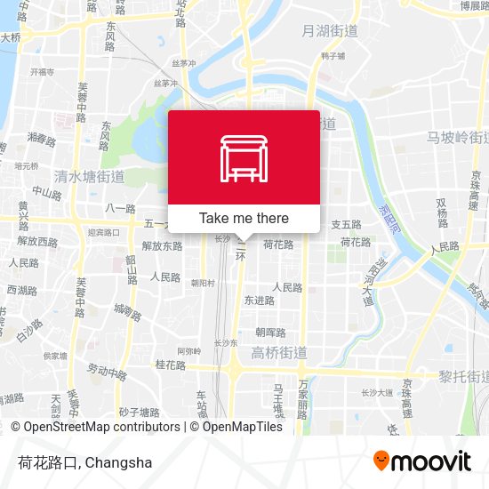 荷花路口 map