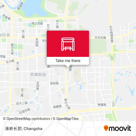 康桥长郡 map