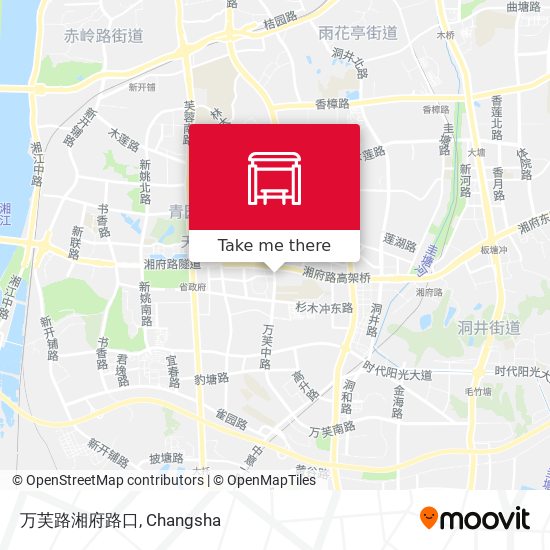 万芙路湘府路口 map