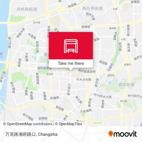 万芙路湘府路口 map