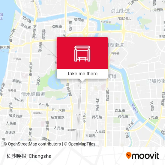 长沙晚报 map
