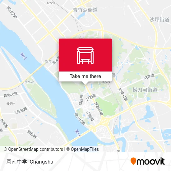 周南中学 map