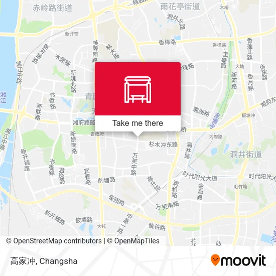 高家冲 map