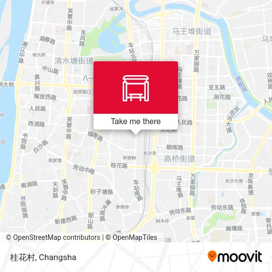 桂花村 map