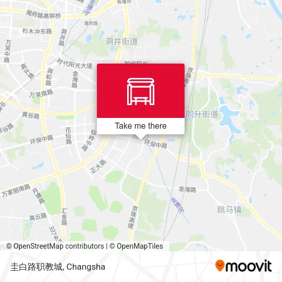 圭白路职教城 map