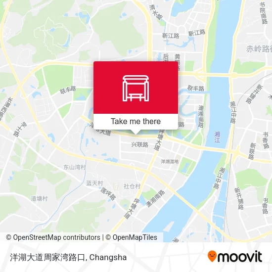 洋湖大道周家湾路口 map