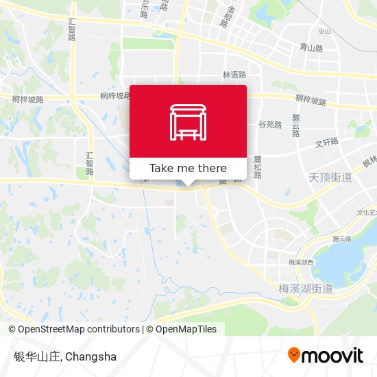 银华山庄 map