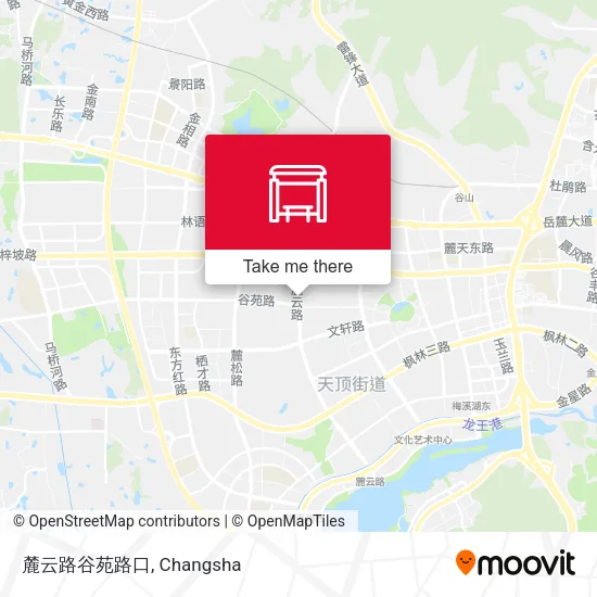 麓云路谷苑路口 map