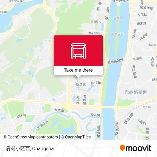 后湖小区西 map