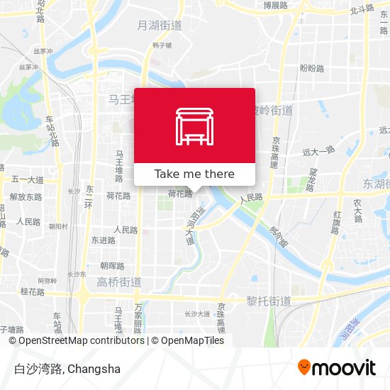 白沙湾路 map