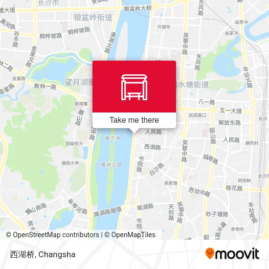 西湖桥 map