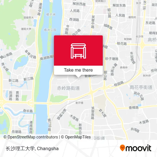 长沙理工大学 map