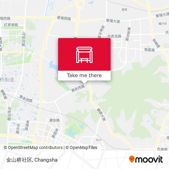 金山桥社区 map