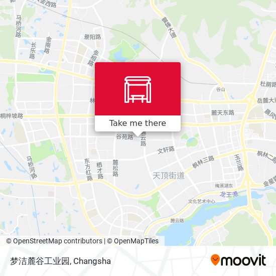 梦洁麓谷工业园 map