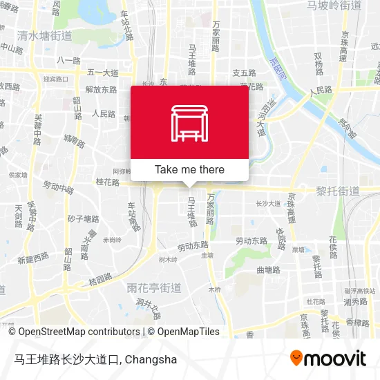 马王堆路长沙大道口 map