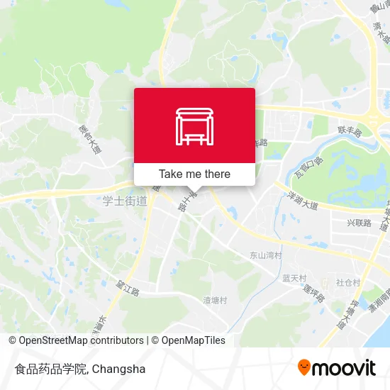 食品药品学院 map