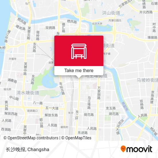 长沙晚报 map
