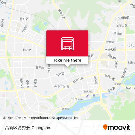 高新区管委会 map