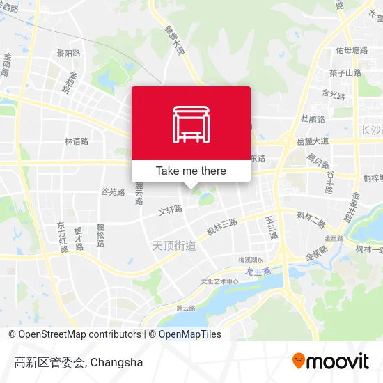 高新区管委会 map