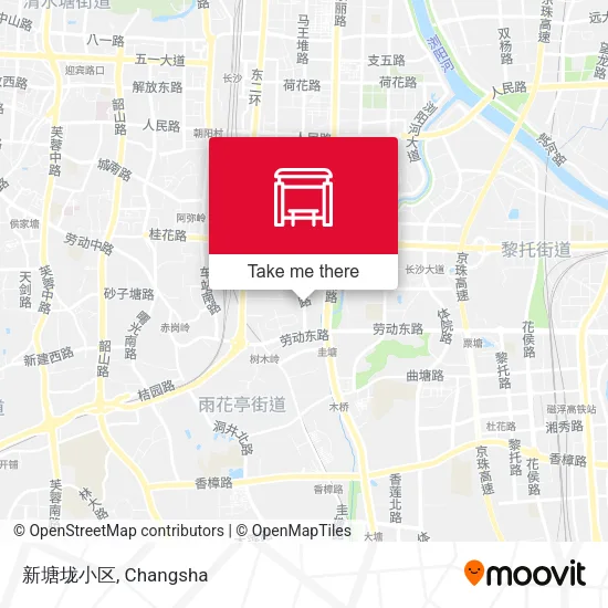 新塘垅小区 map