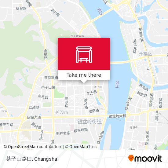 茶子山路口 map