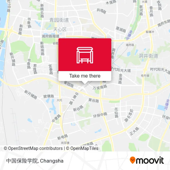 中国保险学院 map