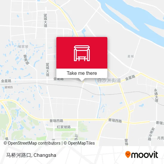 马桥河路口 map