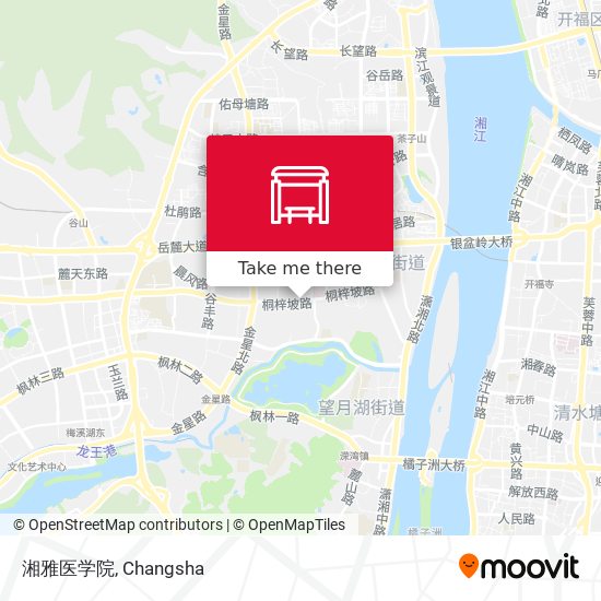 湘雅医学院 map