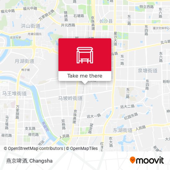 燕京啤酒 map