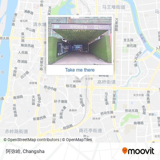 阿弥岭 map
