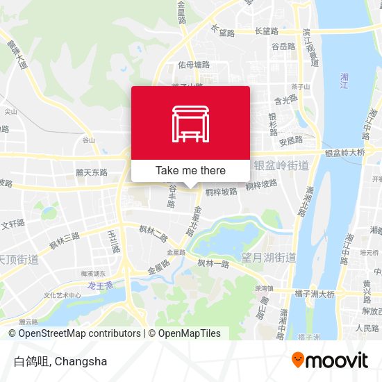 白鸽咀 map
