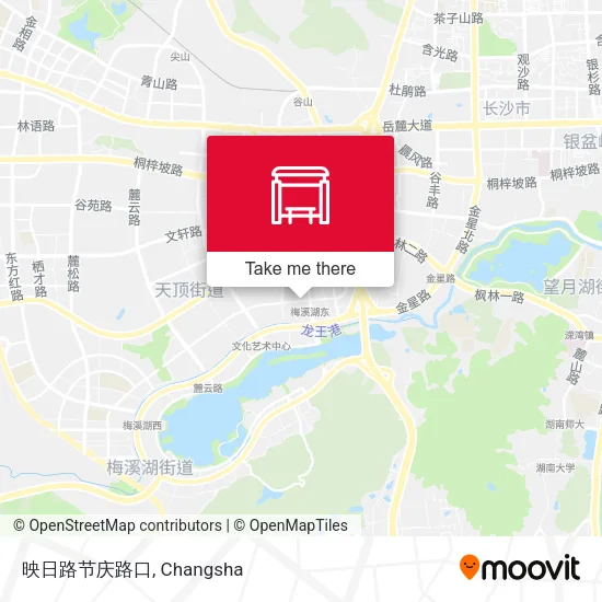 映日路节庆路口 map