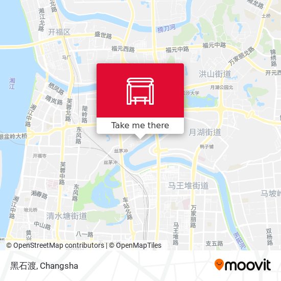 黑石渡 map