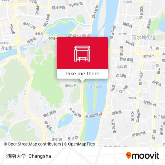 湖南大学 map