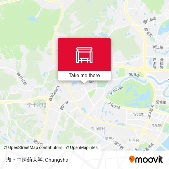湖南中医药大学 map