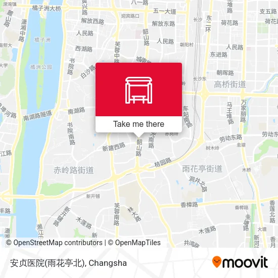 安贞医院(雨花亭北) map