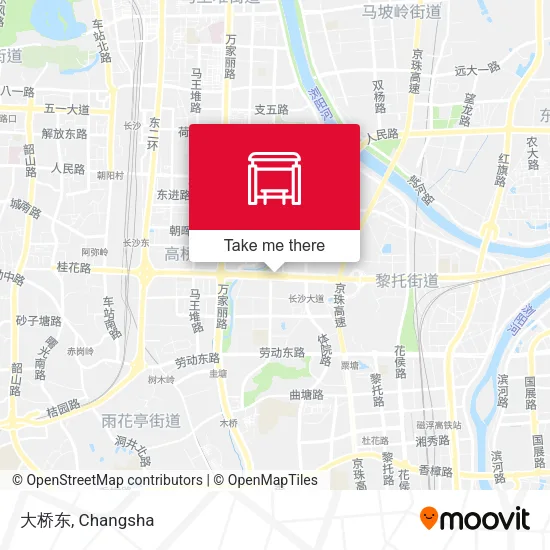 大桥东 map