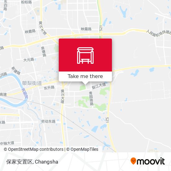 保家安置区 map