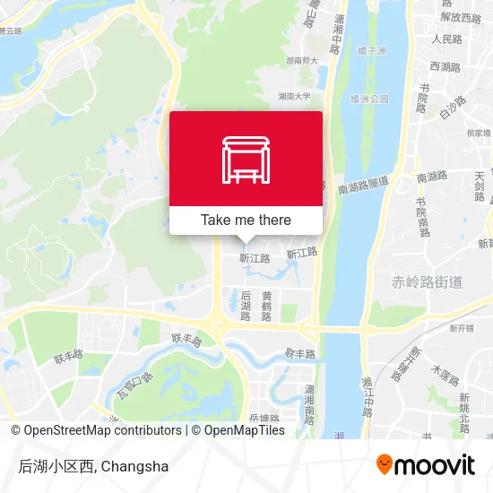 后湖小区西 map