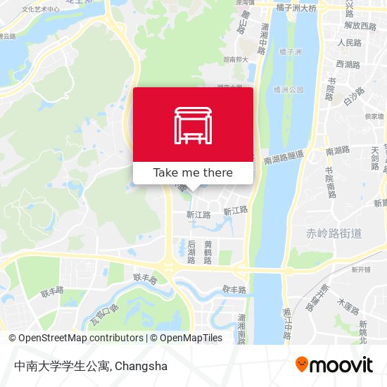 中南大学学生公寓 map
