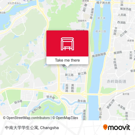 中南大学学生公寓 map