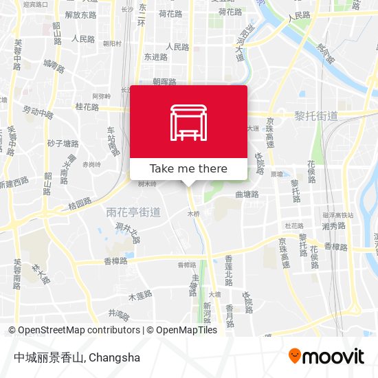 中城丽景香山 map