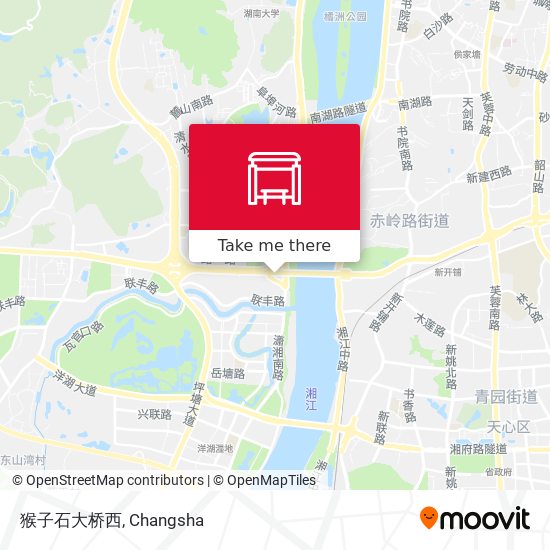 猴子石大桥西 map