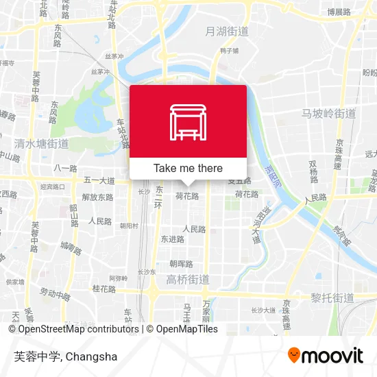 芙蓉中学 map