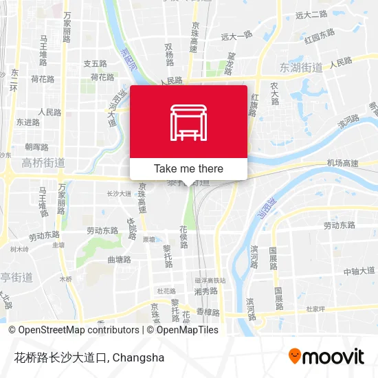 花桥路长沙大道口 map